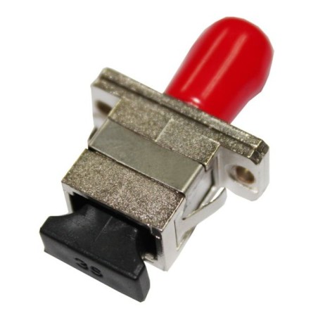 MicroConnect SC-ST Adapter Metal | High-Quality Fiber Optic Connector | FIBSCSTADA